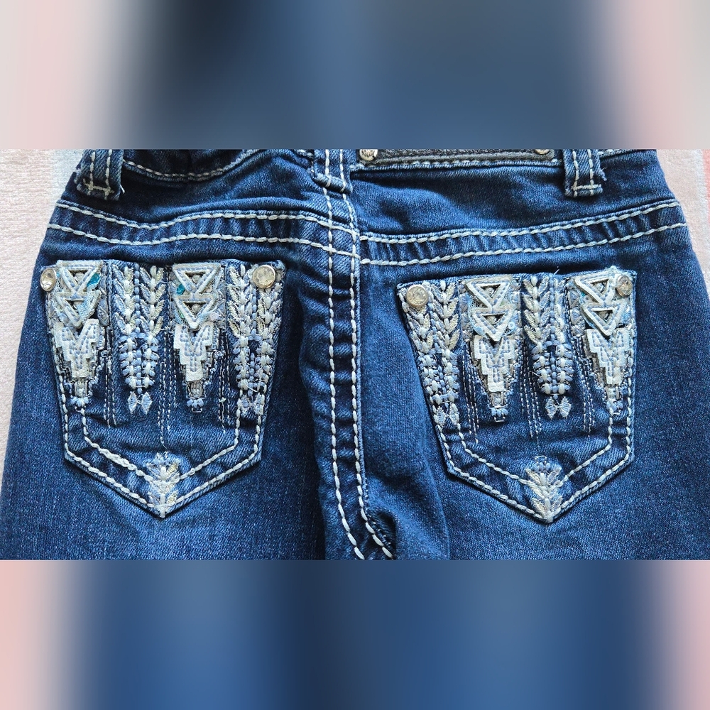 Girls (4) Rodeo Girl Blue Jeans - Picture 7 of 10